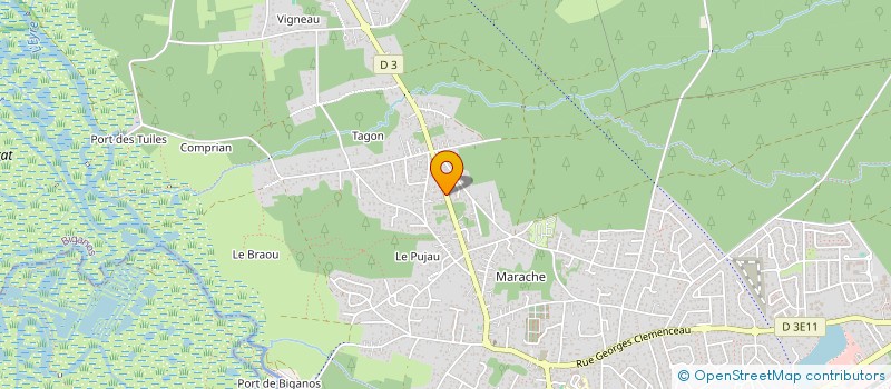 localisation de l'entreprise MADAME NORA BOUMEHDI  BIGANOS