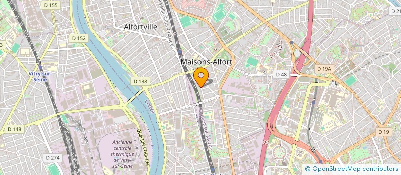 localisation de l'entreprise MADAME NORA CHEBAH  MAISONS-ALFORT