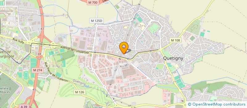 localisation de l'entreprise MADAME NORA CHELALI  QUETIGNY