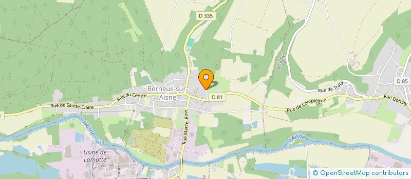 localisation de l'entreprise MADAME NORA COLLET  BERNEUIL-SUR-AISNE