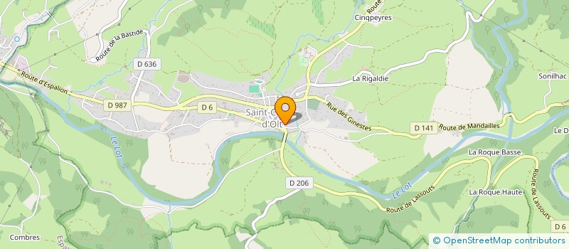 localisation de l'entreprise MADAME NORA COQUENTIN  SAINT-COME-D'OLT