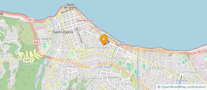 localisation de l'entreprise MADAME NORA DAUVE  SAINT-DENIS