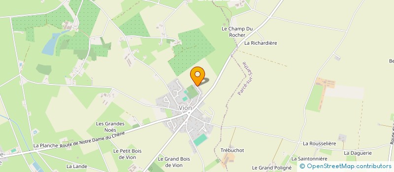 localisation de l'entreprise MADAME NORA DENIS  LOUAILLES