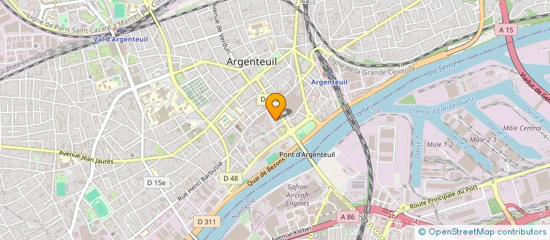 localisation de l'entreprise MADAME NORA DIB à ARGENTEUIL