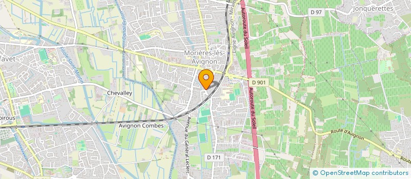 localisation de l'entreprise MADAME NORA DJERMANE  MORIERES-LES-AVIGNON