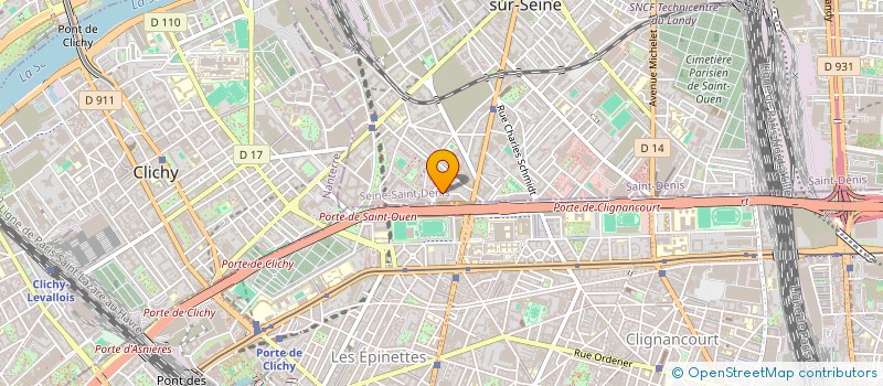 localisation de l'entreprise MADAME NORA EL OUEDGHIRI EL IDRISSI à SAINT-OUEN-SUR-SEINE