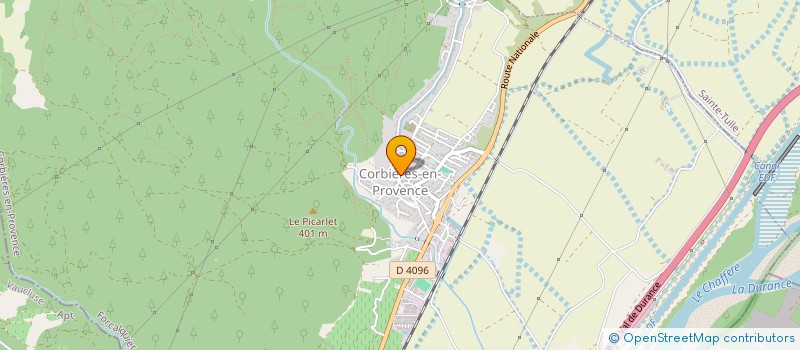 localisation de l'entreprise MADAME NORA ELHOUDIGUI à CORBIERES-EN-PROVENCE