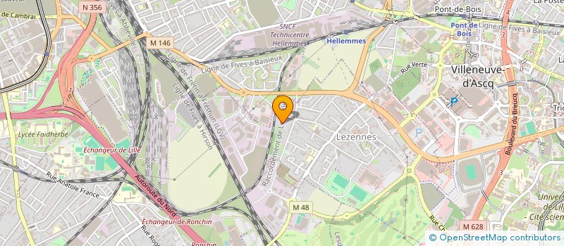 localisation de l'entreprise MADAME NORA FARAJI  LEZENNES