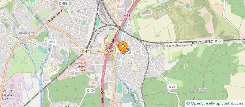 localisation de l'entreprise MADAME NORA FATIHI  DANJOUTIN