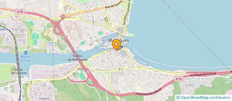 localisation de l'entreprise MADAME NORA GAOUAOU  MARTIGUES