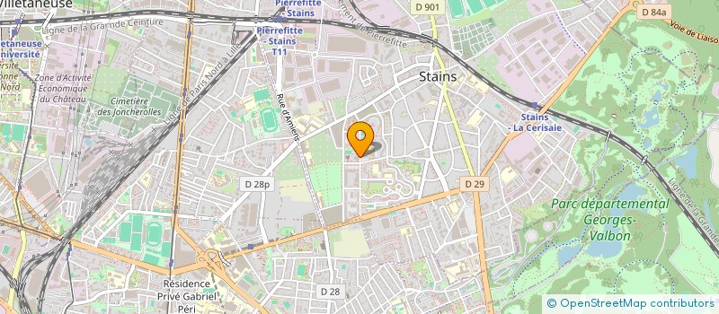localisation de l'entreprise MADAME NORA GRESSIER  STAINS