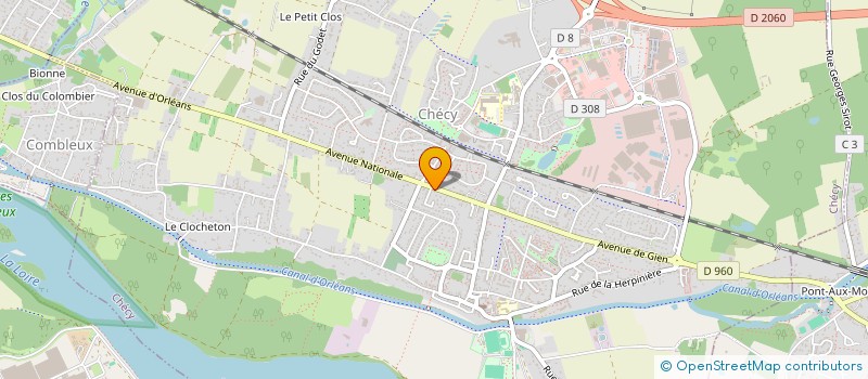 localisation de l'entreprise MADAME NORA GRIB à CHECY