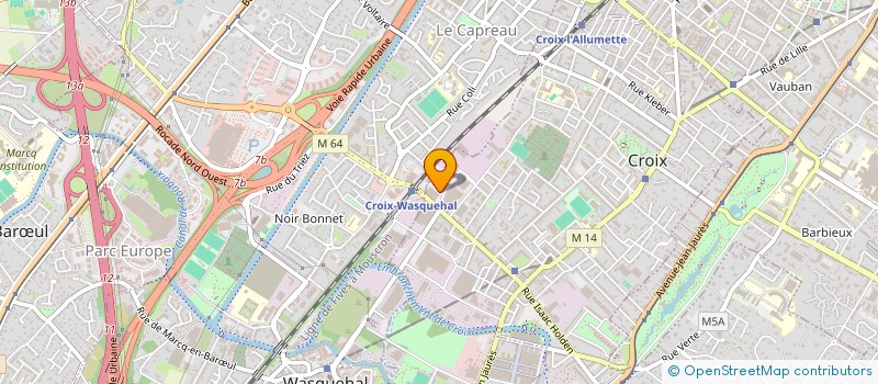 localisation de l'entreprise MADAME NORA GUENOT  CROIX