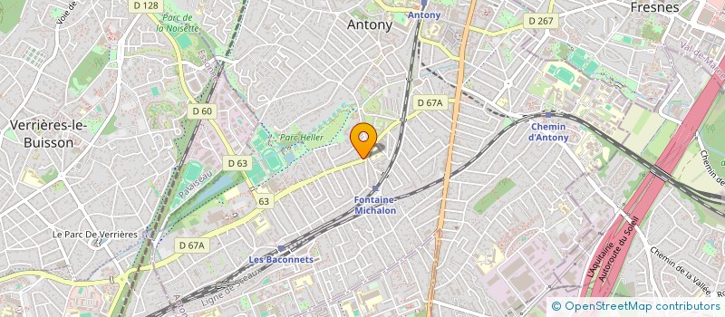 localisation de l'entreprise MADAME NORA GUILLOUARD à ANTONY