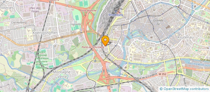localisation de l'entreprise MADAME NORA GUIRA à STRASBOURG