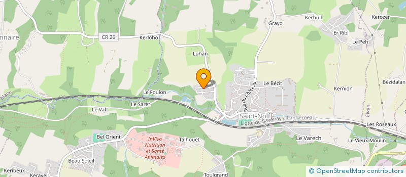 localisation de l'entreprise MADAME NORA HABIBI  SAINT-NOLFF