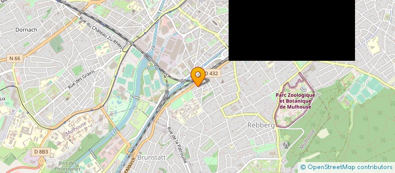 localisation de l'entreprise MADAME NORA HADBI  MULHOUSE