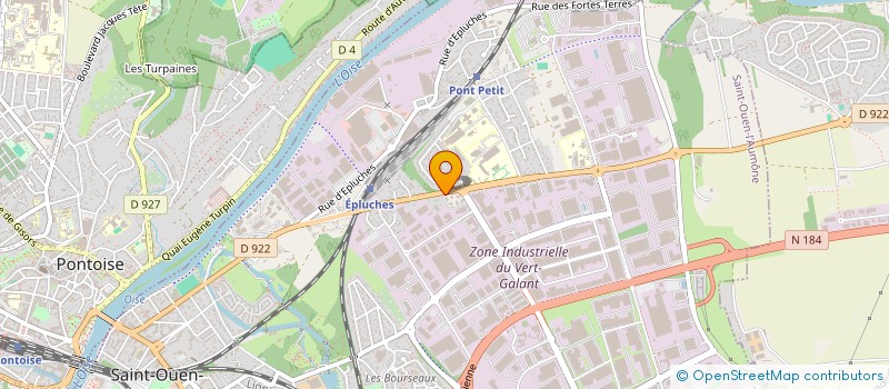 localisation de l'entreprise MADAME NORA HADJ SALAH à SAINT-OUEN-L'AUMONE