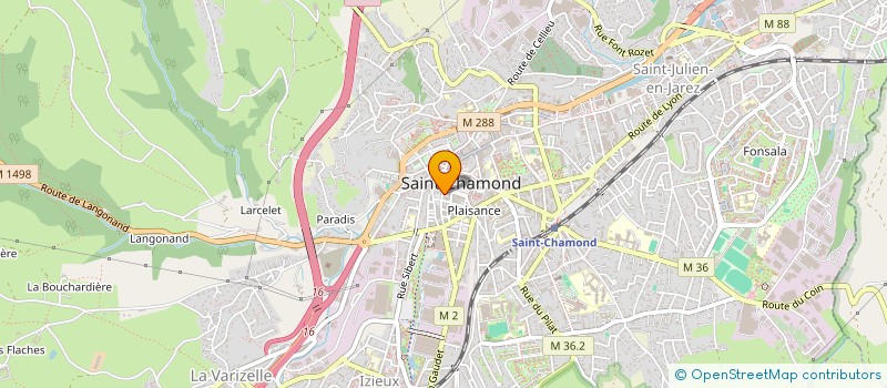 localisation de l'entreprise MADAME NORA HANI à SAINT-CHAMOND