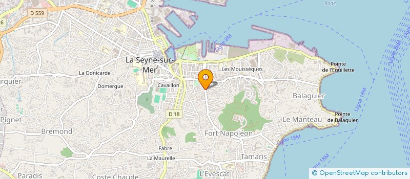 localisation de l'entreprise MADAME NORA HUMEAU à LA SEYNE-SUR-MER