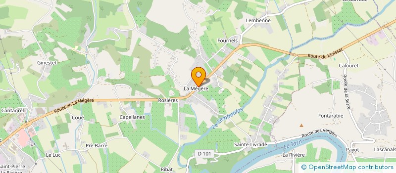 localisation de l'entreprise MADAME NORA JABALLAH  MOISSAC