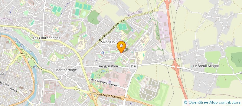 localisation de l'entreprise MADAME NORA KHALDI à POITIERS