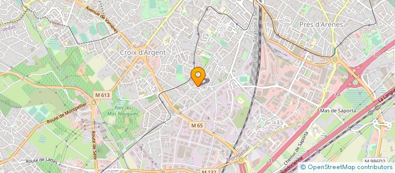 localisation de l'entreprise MADAME NORA LAGARDE à MONTPELLIER