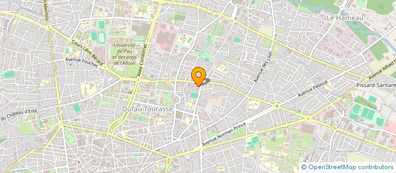 localisation de l'entreprise MADAME NORA LAMOTHE à PAU