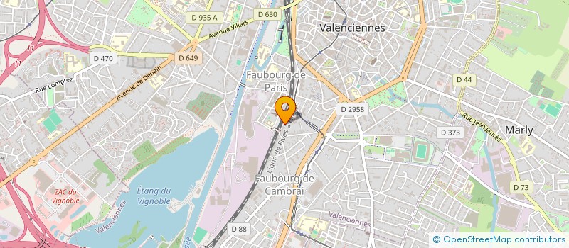 localisation de l'entreprise MADAME NORA LAROUSSI  VALENCIENNES