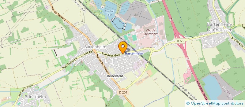 localisation de l'entreprise MADAME NORA LEVERNEY-PERRIN  BARTENHEIM