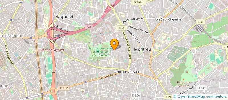 localisation de l'entreprise MADAME NORA LILLA MATYASSI à MONTREUIL