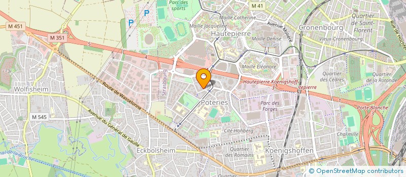 localisation de l'entreprise MADAME NORA LIMAN à STRASBOURG