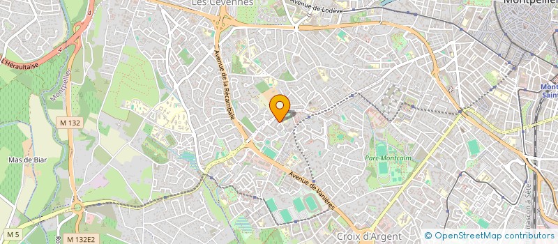 localisation de l'entreprise MADAME NORA MAAMOUR  MONTPELLIER