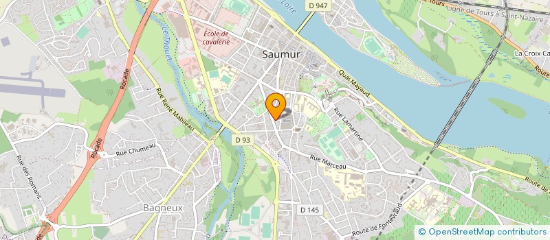 localisation de l'entreprise MADAME NORA MARIA BAILLIE MCLANACHAN  SAUMUR