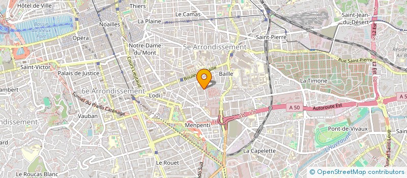 localisation de l'entreprise MADAME NORA MARZOUKI à MARSEILLE