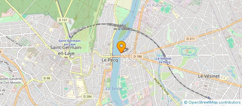 localisation de l'entreprise MADAME NORA MAURY  LE PECQ