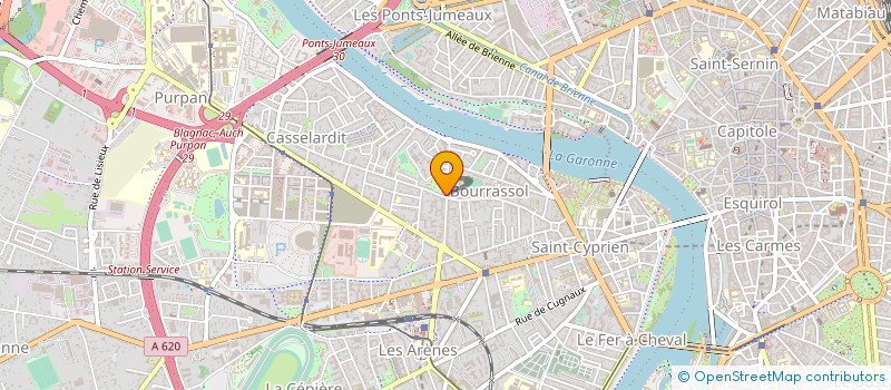localisation de l'entreprise MADAME NORA MEDDOUR  TOULOUSE