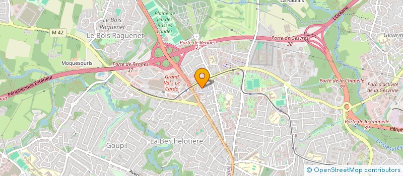 localisation de l'entreprise MADAME NORA MEDDOUR  NANTES