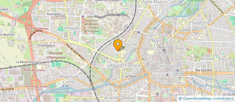 localisation de l'entreprise MADAME NORA MOUREAU  RENNES