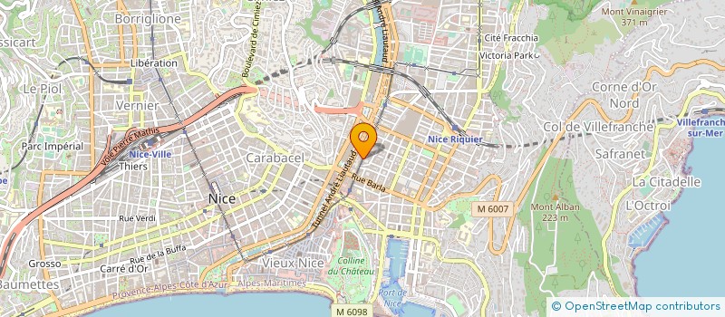localisation de l'entreprise MADAME NORA NAIM à NICE