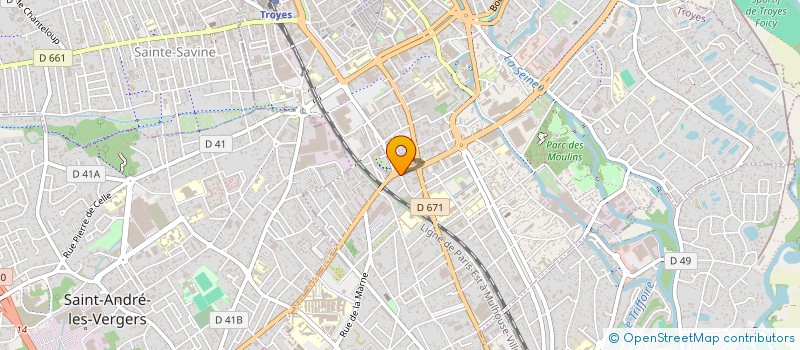 localisation de l'entreprise MADAME NORA NOURANI à TROYES