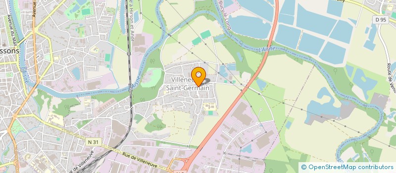 localisation de l'entreprise MADAME NORA OUAFIK  VILLENEUVE-SAINT-GERMAIN