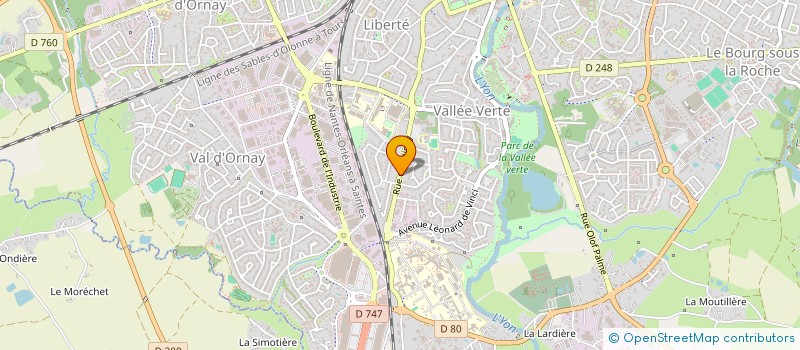 localisation de l'entreprise MADAME NORA OUKEMOUM à LA ROCHE-SUR-YON