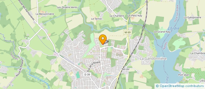 localisation de l'entreprise MADAME NORA OULJA  LA CHAPELLE-SUR-ERDRE