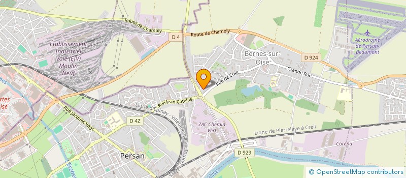 localisation de l'entreprise MADAME NORA OUTATA  BERNES-SUR-OISE