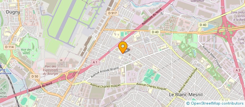 localisation de l'entreprise MADAME NORA OUZIDANE à LE BLANC-MESNIL
