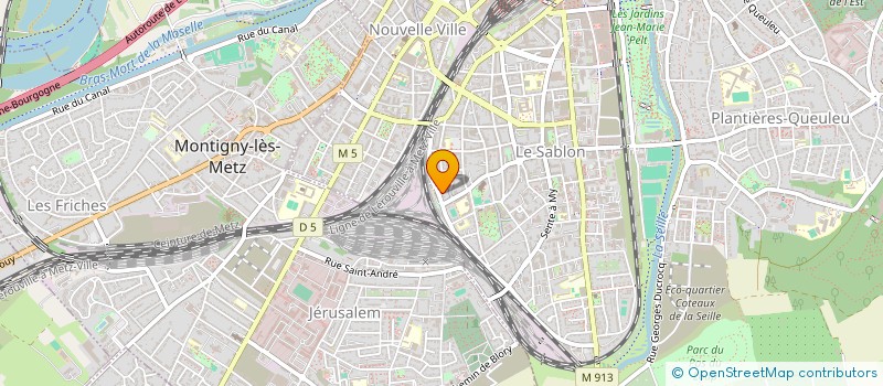 localisation de l'entreprise MADAME NORA PEREIRA  METZ