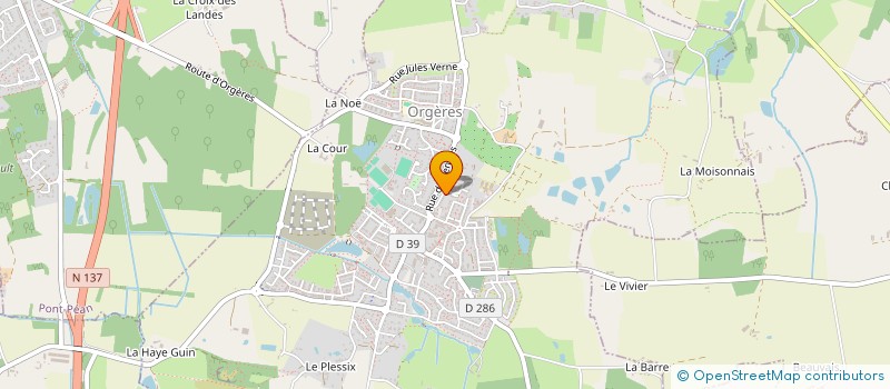 localisation de l'entreprise MADAME NORA PINCHON à ORGERES