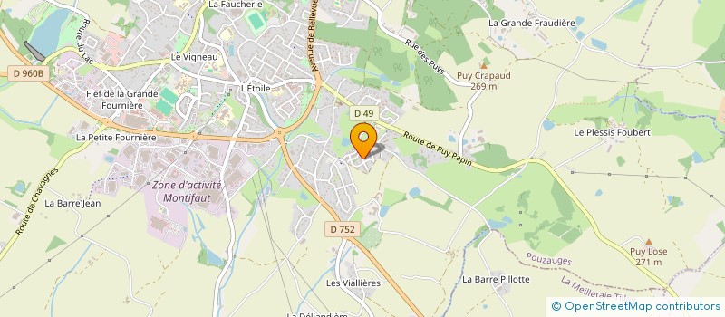 localisation de l'entreprise MADAME NORA RIPAULT à LA ROCHE-SUR-YON