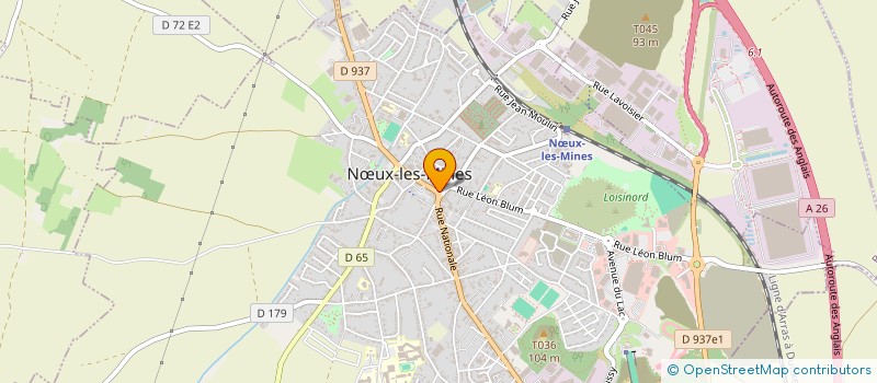 localisation de l'entreprise MADAME NORA ROUACHE  NUX-LES-MINES